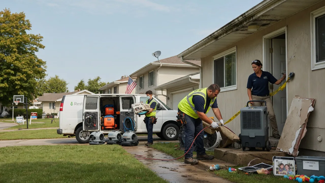 Water Damage Restoration in Vallonia, IN near me